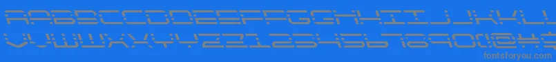 More about quickquickleft Font quickquickleft Font – Gray Fonts on Blue Background