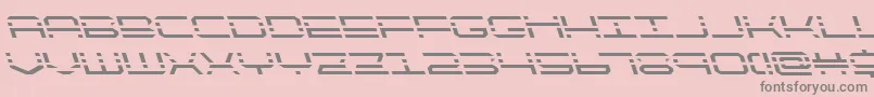 quickquickleft Font – Gray Fonts on Pink Background