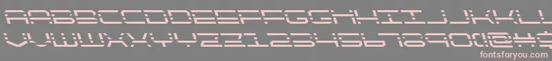 quickquickleft Font – Pink Fonts on Gray Background