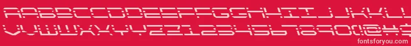 Шрифт quickquickleft – розовые шрифты на красном фоне