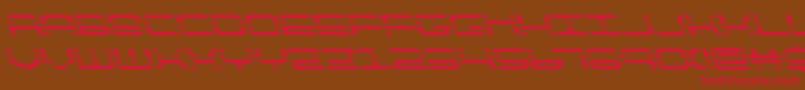 quickquickleft Font – Red Fonts on Brown Background