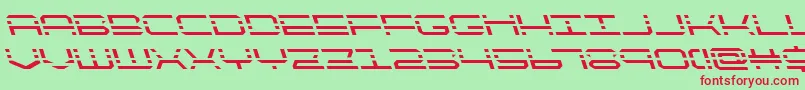 quickquickleft Font – Red Fonts on Green Background