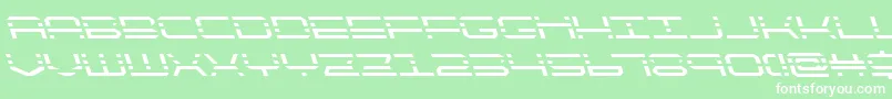 quickquickleft Font – White Fonts on Green Background