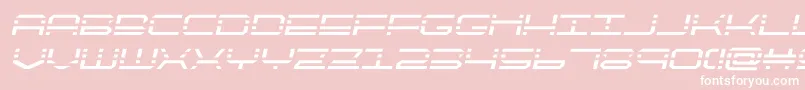 quickquicksemital Font – White Fonts on Pink Background