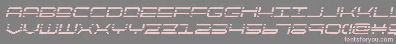 quickquicksemital Font – Pink Fonts on Gray Background