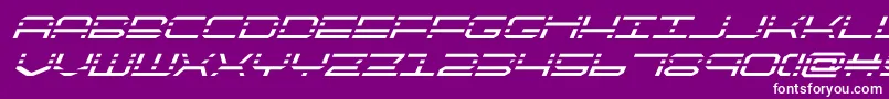 quickquicksuperital Font – White Fonts on Purple Background