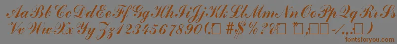 More about AdhereaRegular Font AdhereaRegular Font – Brown Fonts on Gray Background