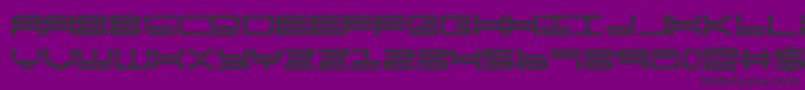 quickstrikebold Font – Black Fonts on Purple Background