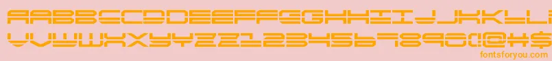 quickstrikebold Font – Orange Fonts on Pink Background