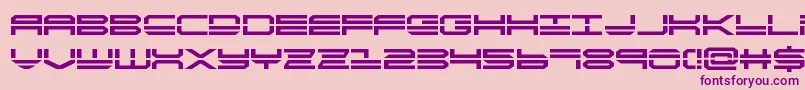 quickstrikebold Font – Purple Fonts on Pink Background