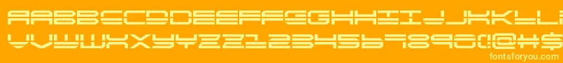 quickstrikebold Font – Yellow Fonts on Orange Background