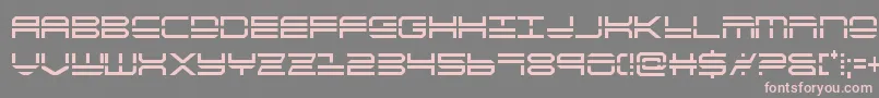 quickstrikecond Font – Pink Fonts on Gray Background