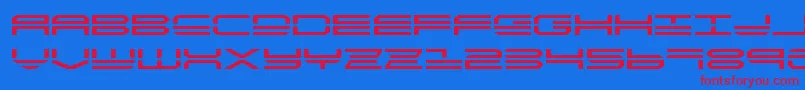 Шрифт quickstrikeexpand – красные шрифты на синем фоне