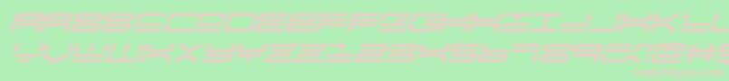 quickstrikeital Font – Pink Fonts on Green Background