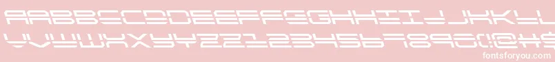 quickstrikeleft Font – White Fonts on Pink Background