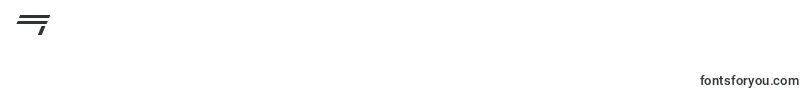 フォントquickstrikesuperital – フォント数字7