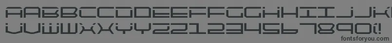 quicktech Font – Black Fonts on Gray Background