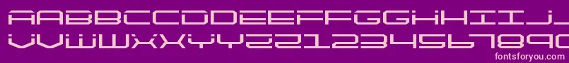 Police quicktechexpand – polices roses sur fond violet