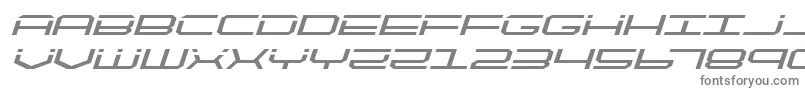 Шрифт quicktechexpandital – серые шрифты на белом фоне