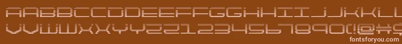 quicktechgrad Font – Pink Fonts on Brown Background