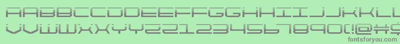 quicktechhalf Font – Gray Fonts on Green Background