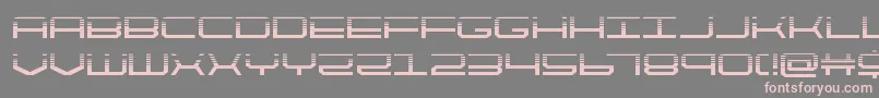 Weitere Informationen zur quicktechhalf-Schriftart quicktechhalf-Schriftart – Rosa Schriften auf grauem Hintergrund