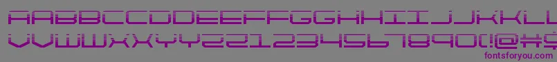 quicktechhalf-Schriftart – Violette Schriften auf grauem Hintergrund