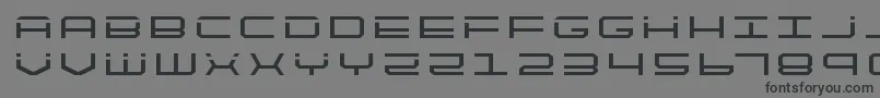 quicktechtitle Font – Black Fonts on Gray Background