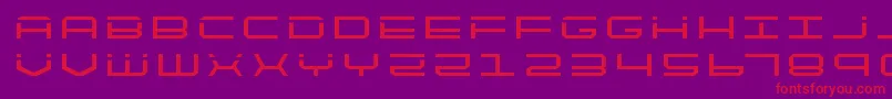 quicktechtitle Font – Red Fonts on Purple Background