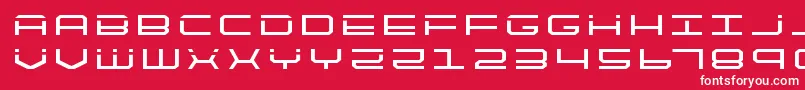 quicktechtitle Font – White Fonts on Red Background