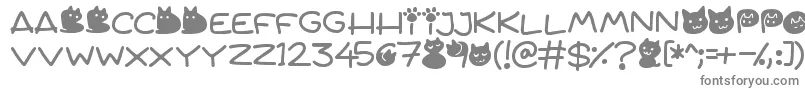 Quiet Meows Font – Gray Fonts