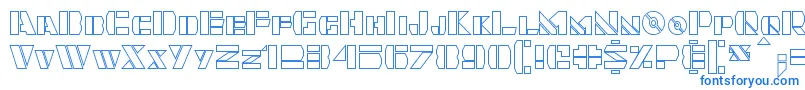 Quintanar Hollow Font – Blue Fonts