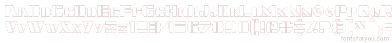 Quintanar Hollow Font – Pink Fonts