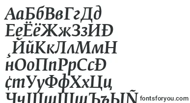 FedraserifbproMediumitalic font – russian Fonts
