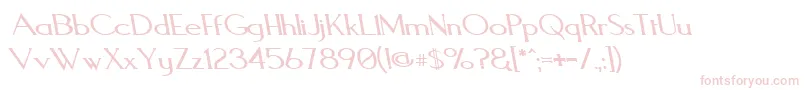 Шрифт Aquarit – розовые шрифты