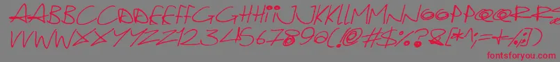 Más sobre la fuente Quirky Cat Italic fuente Quirky Cat Italic – Fuentes Rojas Sobre Fondo Gris