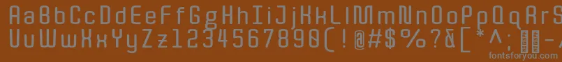 More about Quota Bold Font Quota Bold Font – Gray Fonts on Brown Background