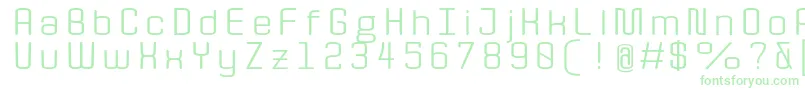 Quota RegularExt  Font – Green Fonts