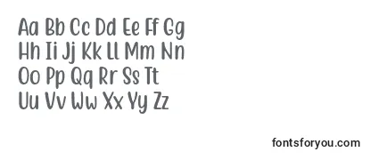 Schriftart Quotable Regular Font by 7NTypes