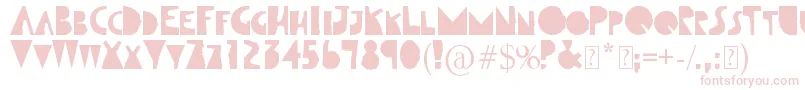 フォントQutntorn 0 – ピンクのフォント