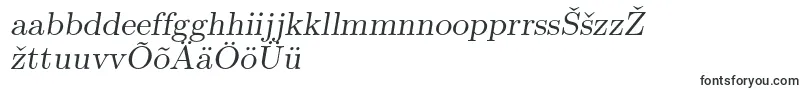 Lmromanslant9Regular-Schriftart – estnische Schriften