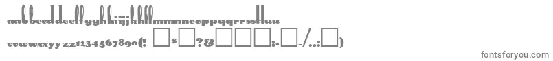 RabbitEars Font – Gray Fonts on White Background