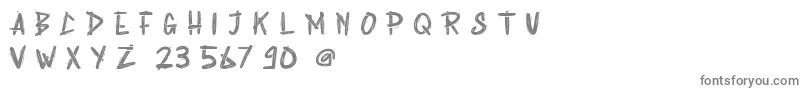 Шрифт Rabsy Free Demo – серые шрифты