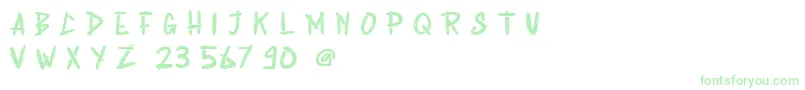 Rabsy Free Demo-Schriftart – Grüne Schriften