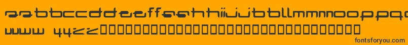 Шрифт RADAR    – чёрные шрифты на оранжевом фоне