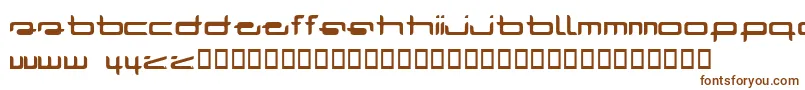 Шрифт RADAR    – коричневые шрифты на белом фоне