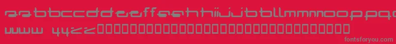 RADAR    Font – Gray Fonts on Red Background