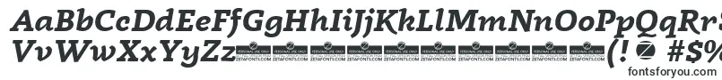 Radcliffe Bold Italic trial-fontti – Serifeillä varustetut fontit