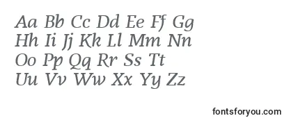 Radcliffe SemiBold Italic trial-fontti