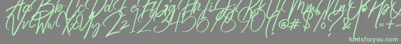 More about Radicalis Font Radicalis Font – Green Fonts on Gray Background